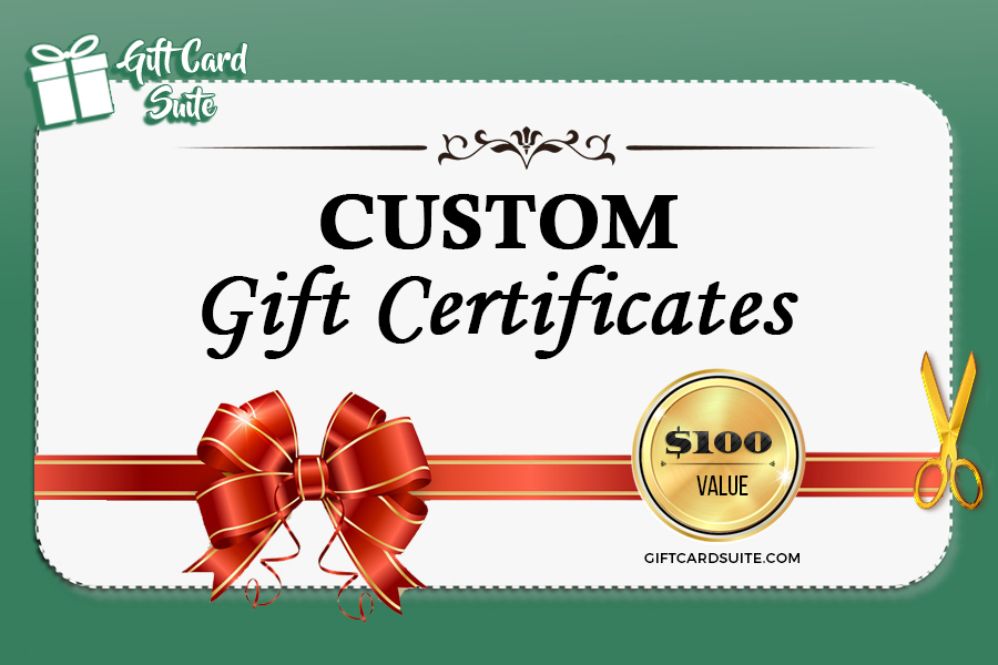 Custom Gift Certificates