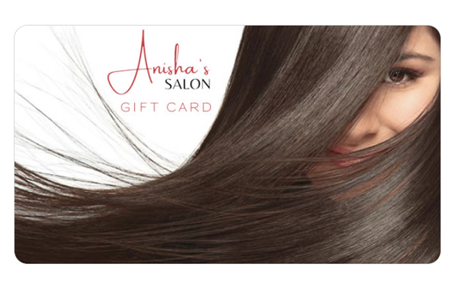 Anisha Hair Salon Gift Card Suite