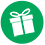 egift card social media circle icon