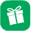 egift card social media square icon